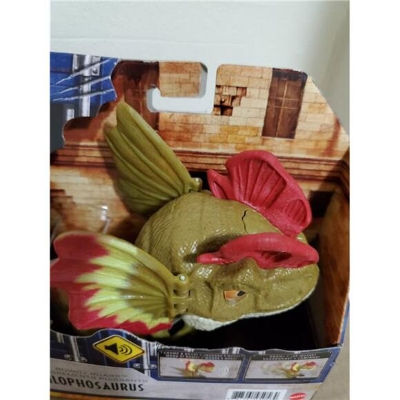 Jurassic World: Dominion Uncaged Rowdy Roars Dilophosaurus Dinosaur Figure Rare - Picture 4 of 7